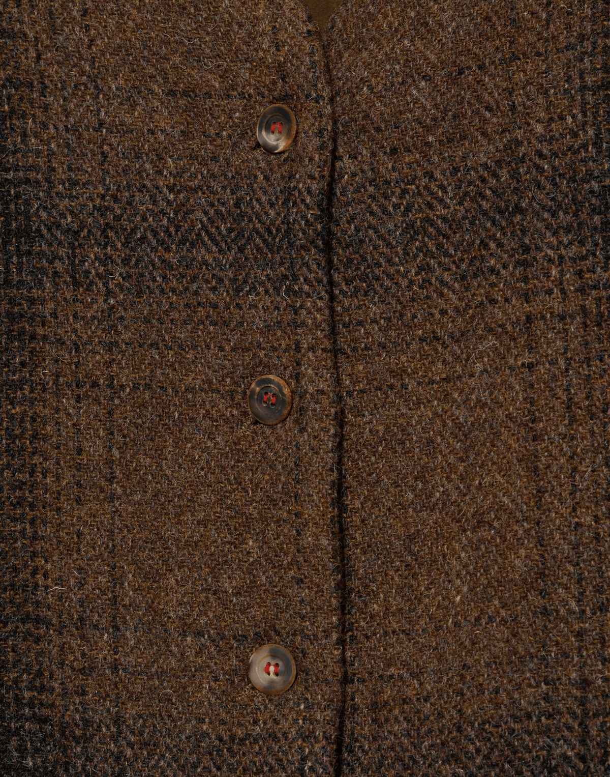 Brown Virgin Wool Gerda Gilet
