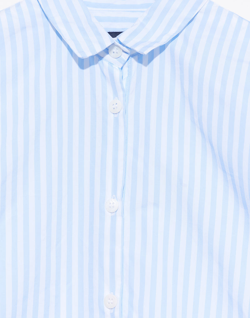 Blue Stripe Cotton Tyrol Shirt