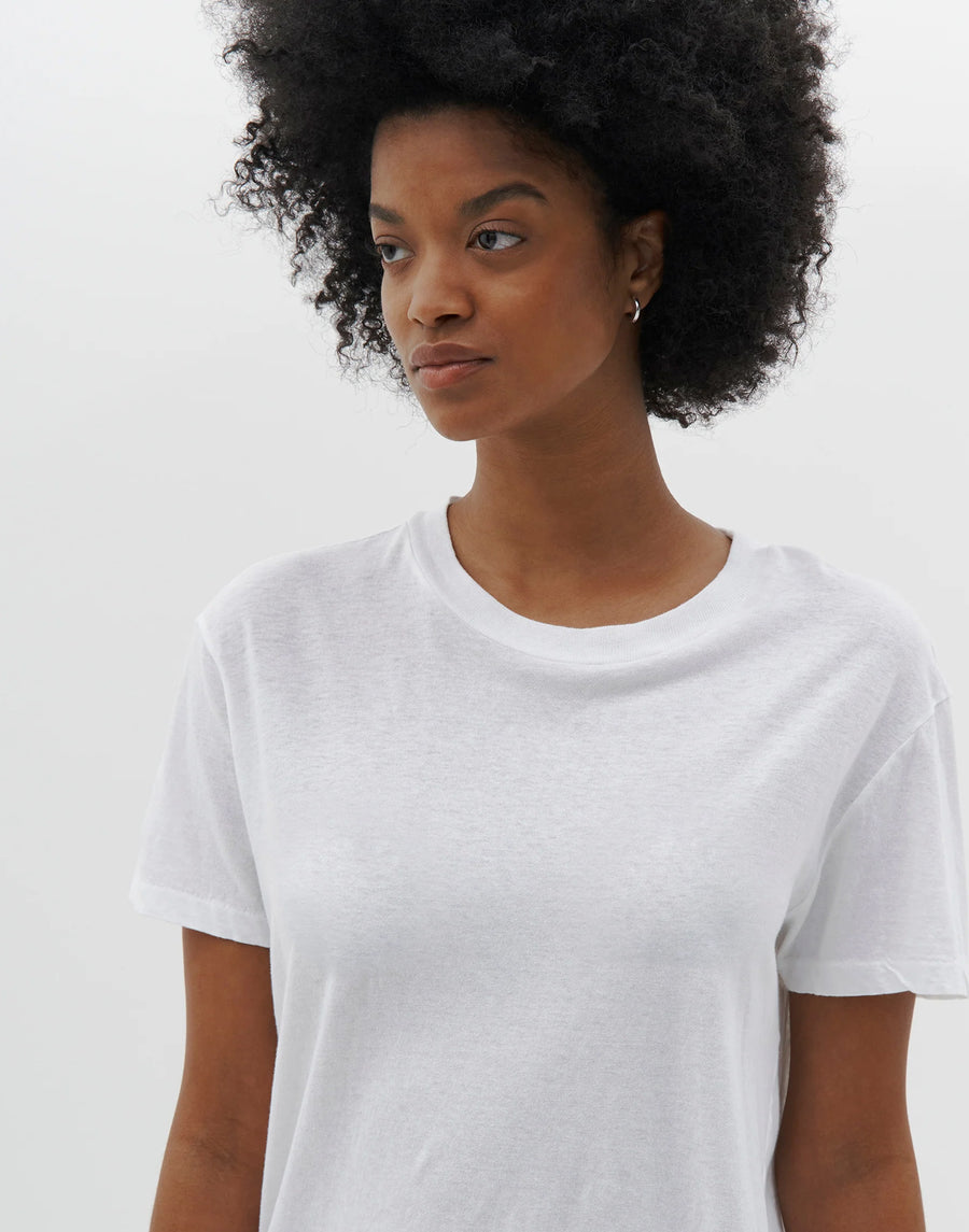 White Cotton Classic T-Shirt