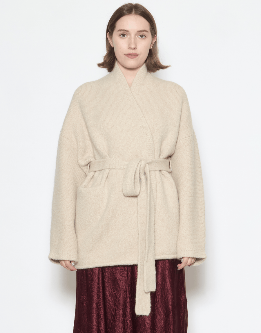 Antique Melange Alpaca Blend Coto Cardigan