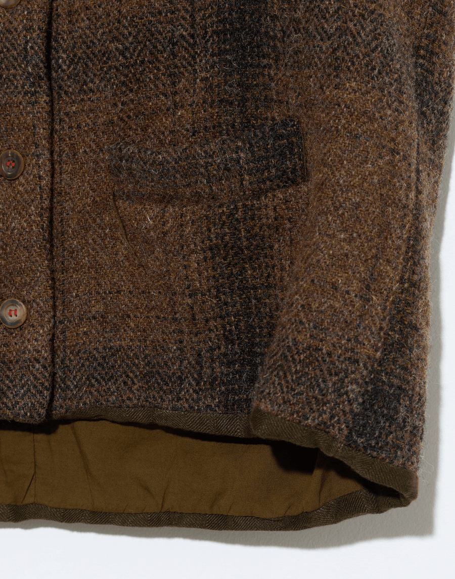 Brown Virgin Wool Gerda Gilet