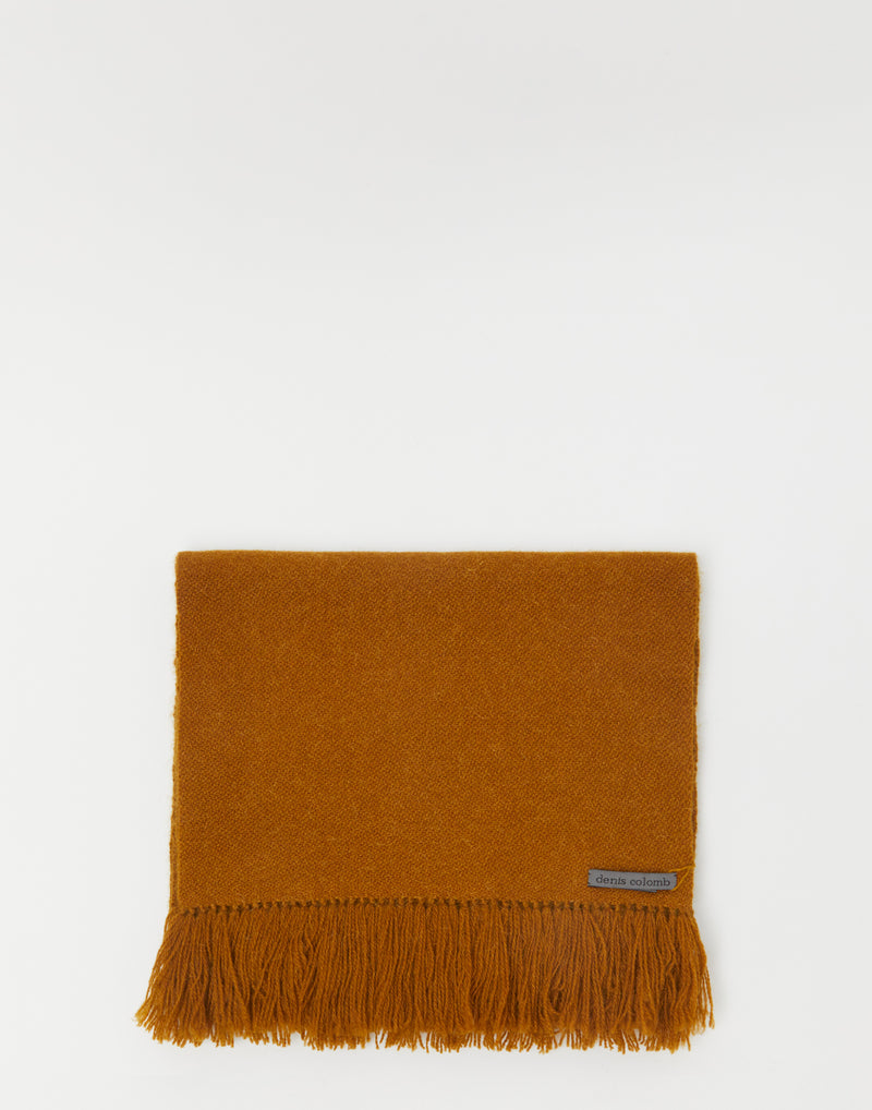 Gold Brown Camel Hair Gobi Scarf
