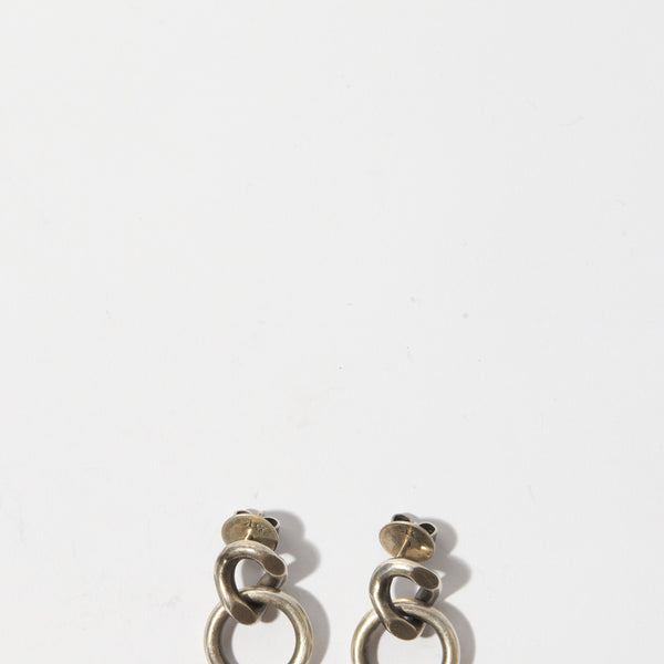 Shop Werkstatt Munchen Earrings Online | Silver Link Filled