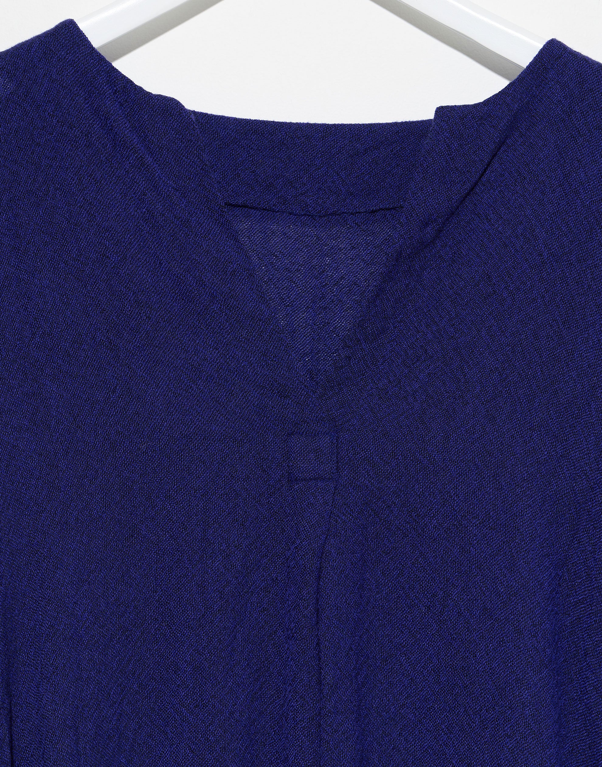 Royal Blue Wool Bianco Lavato Dress