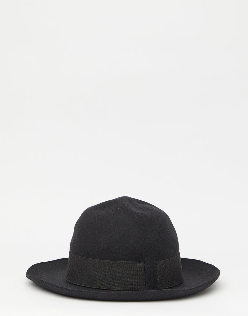 Dark Grey Lazy EB Felt Hat