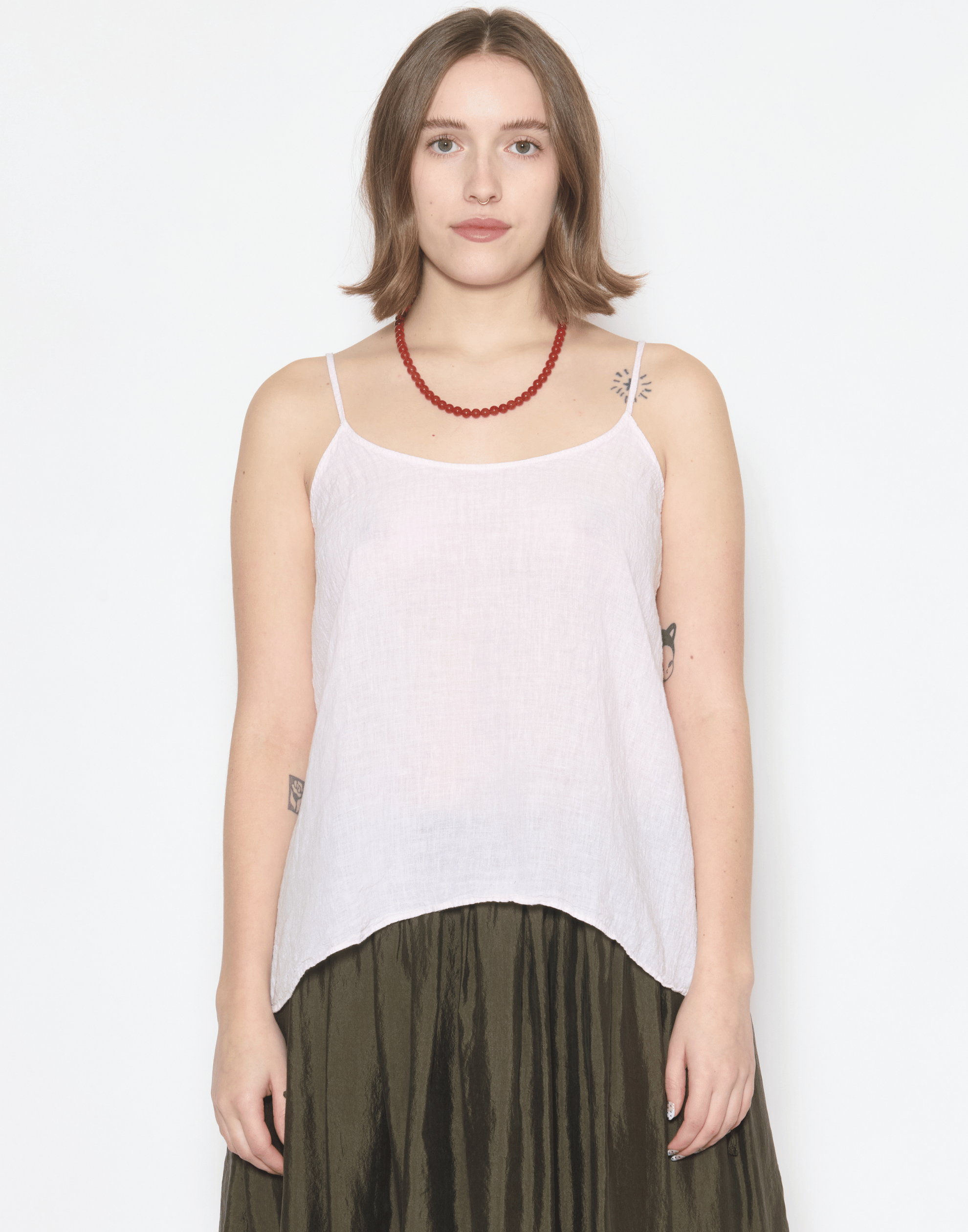 Blush Linen Yilin Tank Top