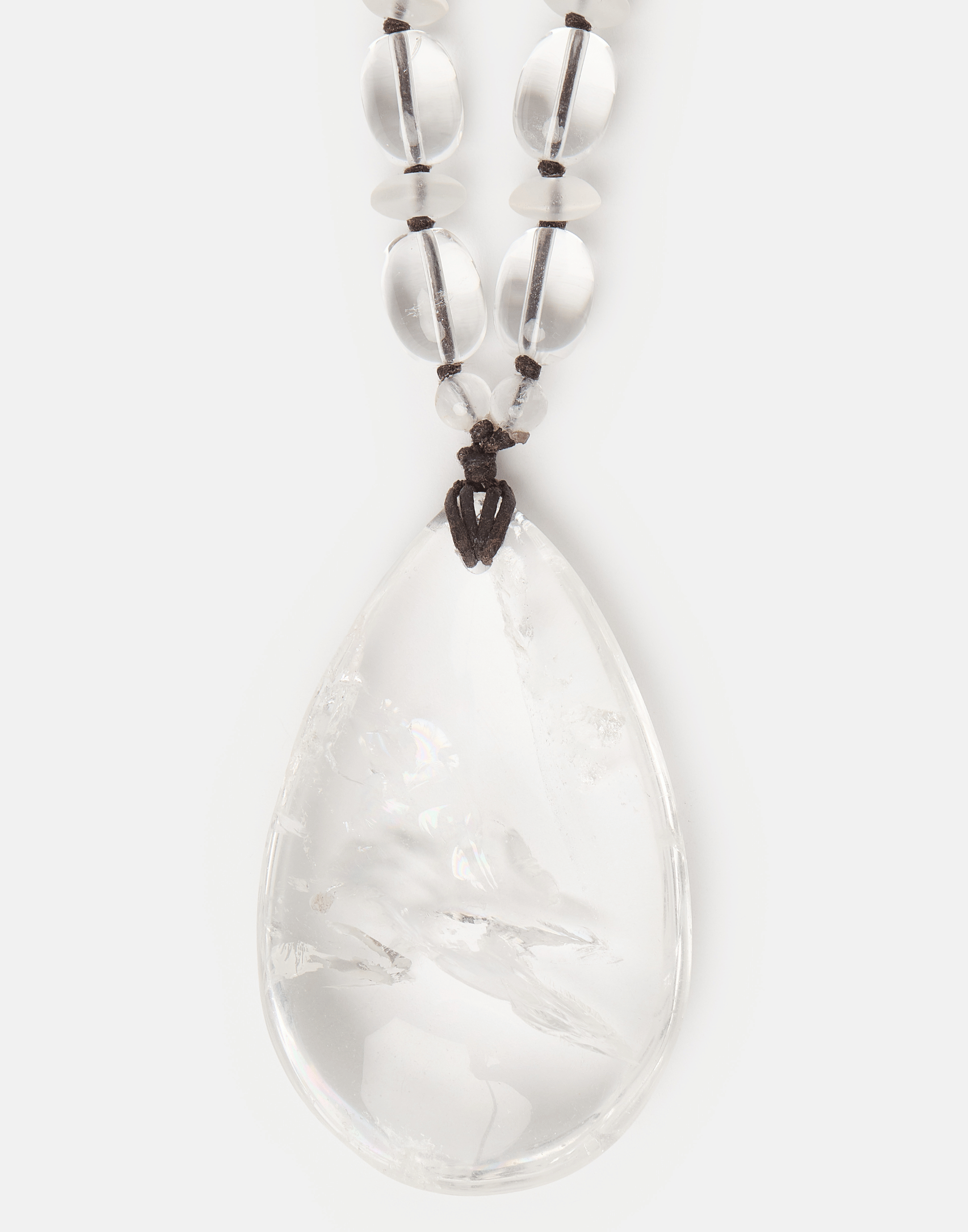 Rock Crystal Pendant Necklace