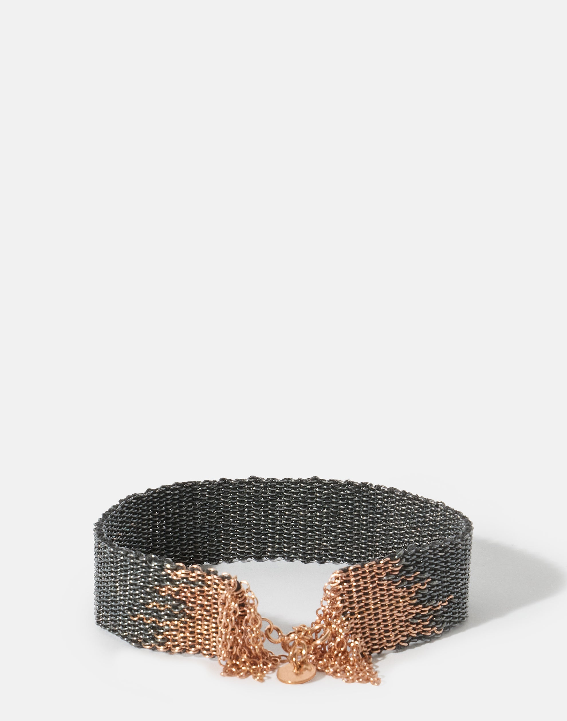 Oxidised Silver & Rose Gold No. 018.16 Bracelet