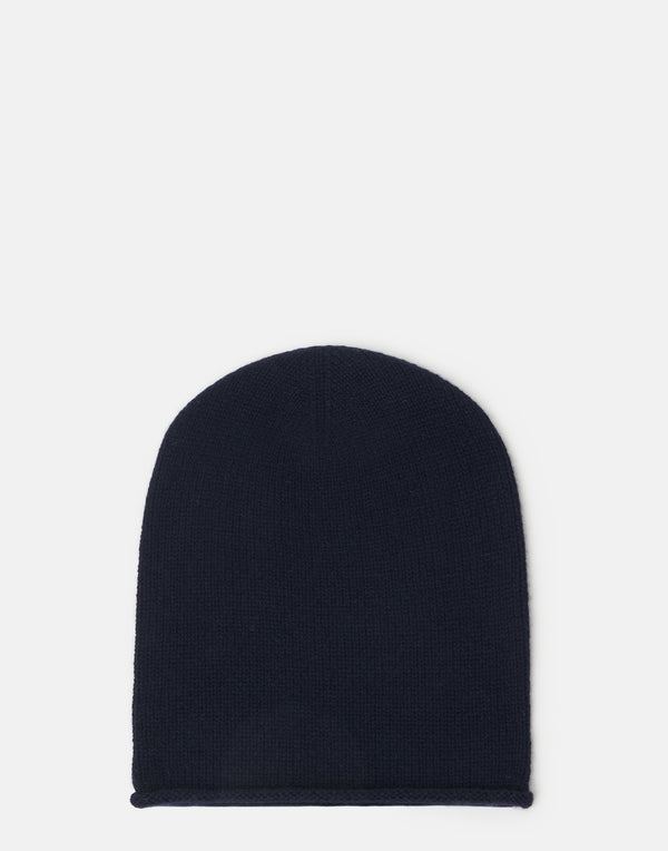 Navy Cashmere Beanie