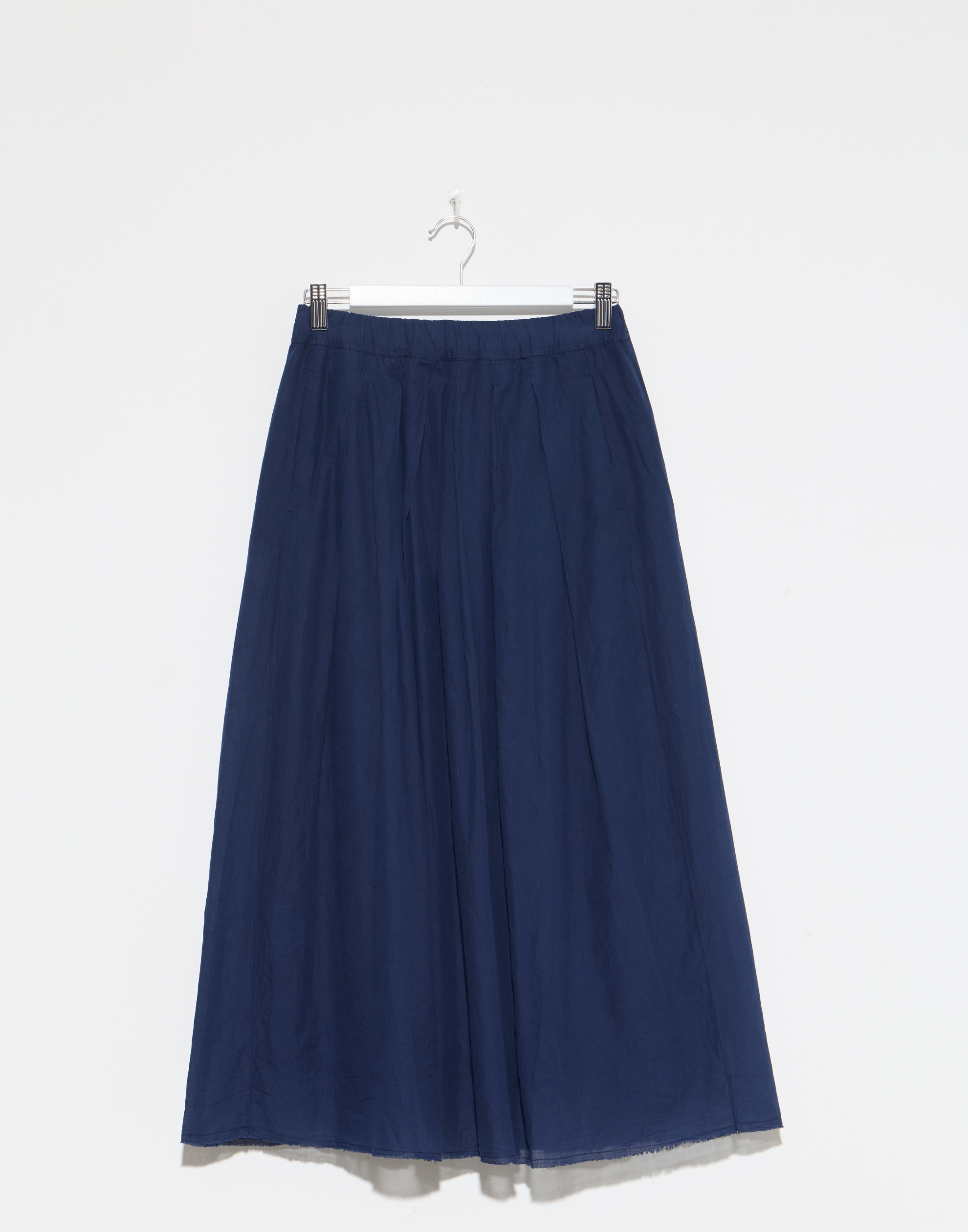 Ink Blue Cotton Voile Joyce Skirt
