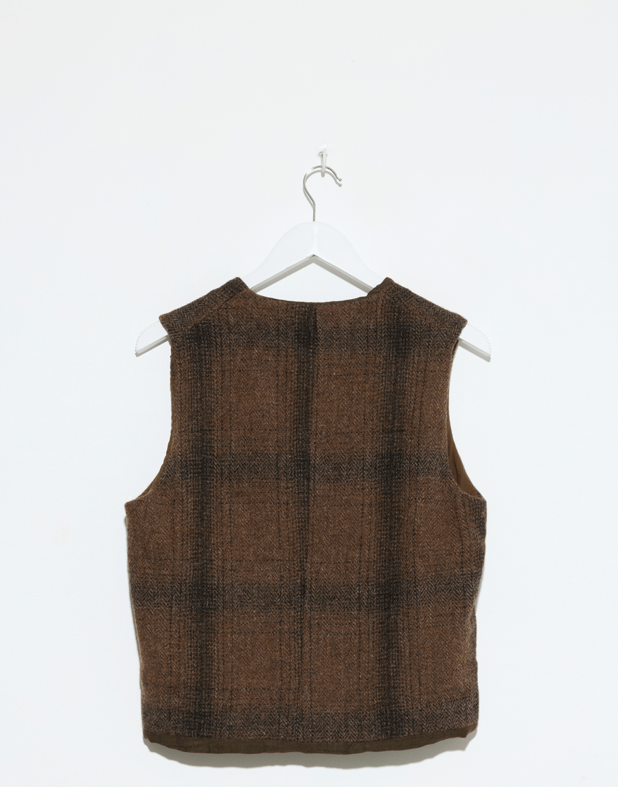 Brown Virgin Wool Gerda Gilet