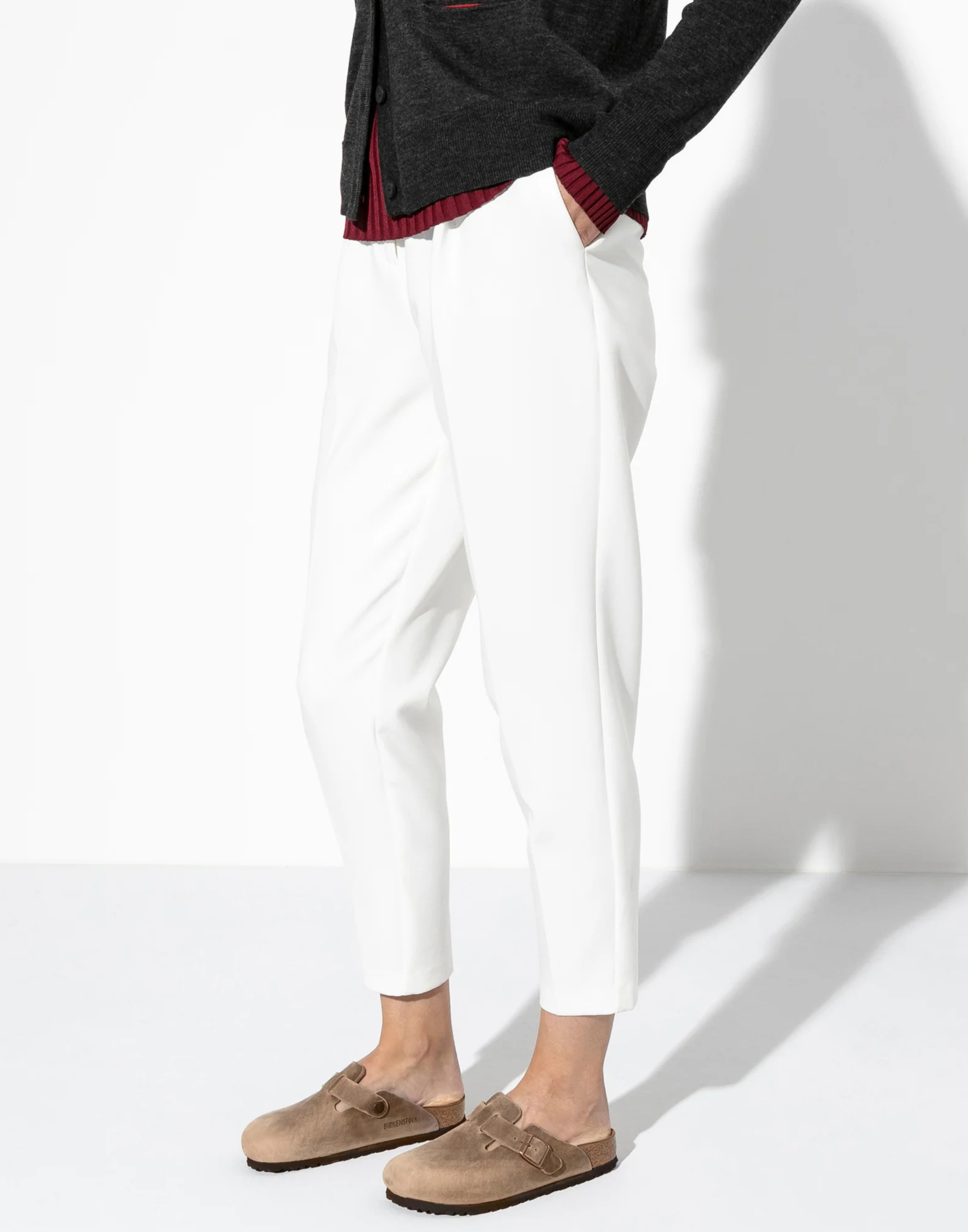 Regular Tobacco Oiled Leather Boston Slides