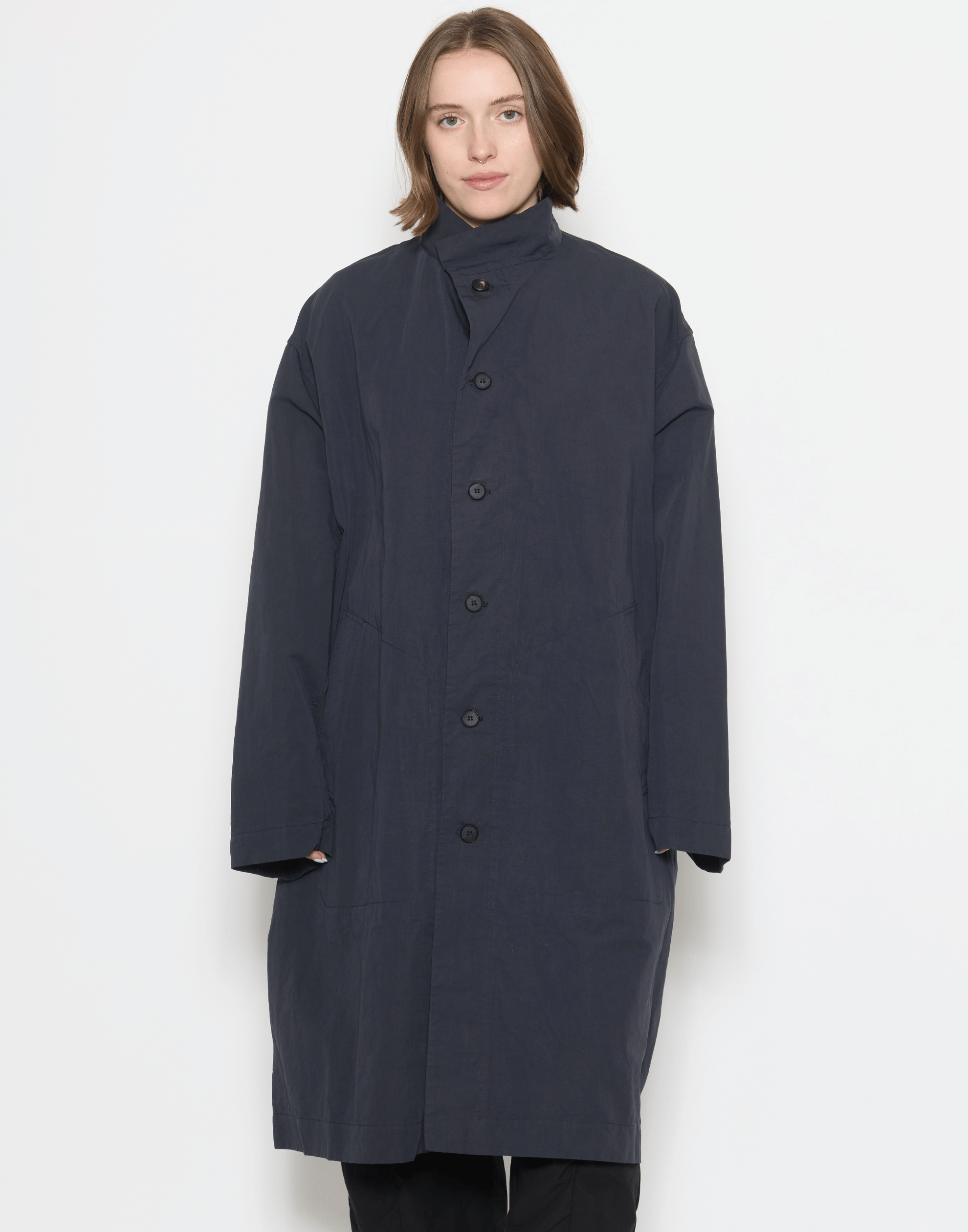 Night Cotton & Linen Water-Repellent Alex Coat