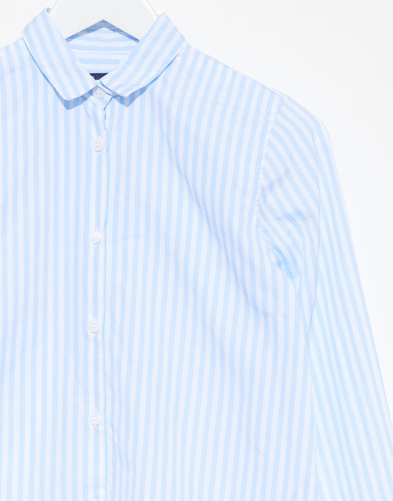 Blue Stripe Cotton Tyrol Shirt
