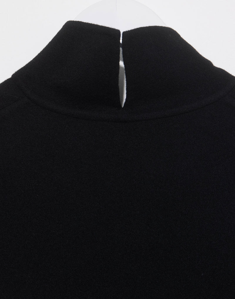 Black & Navy Reversible Wool Giaconne Jacket