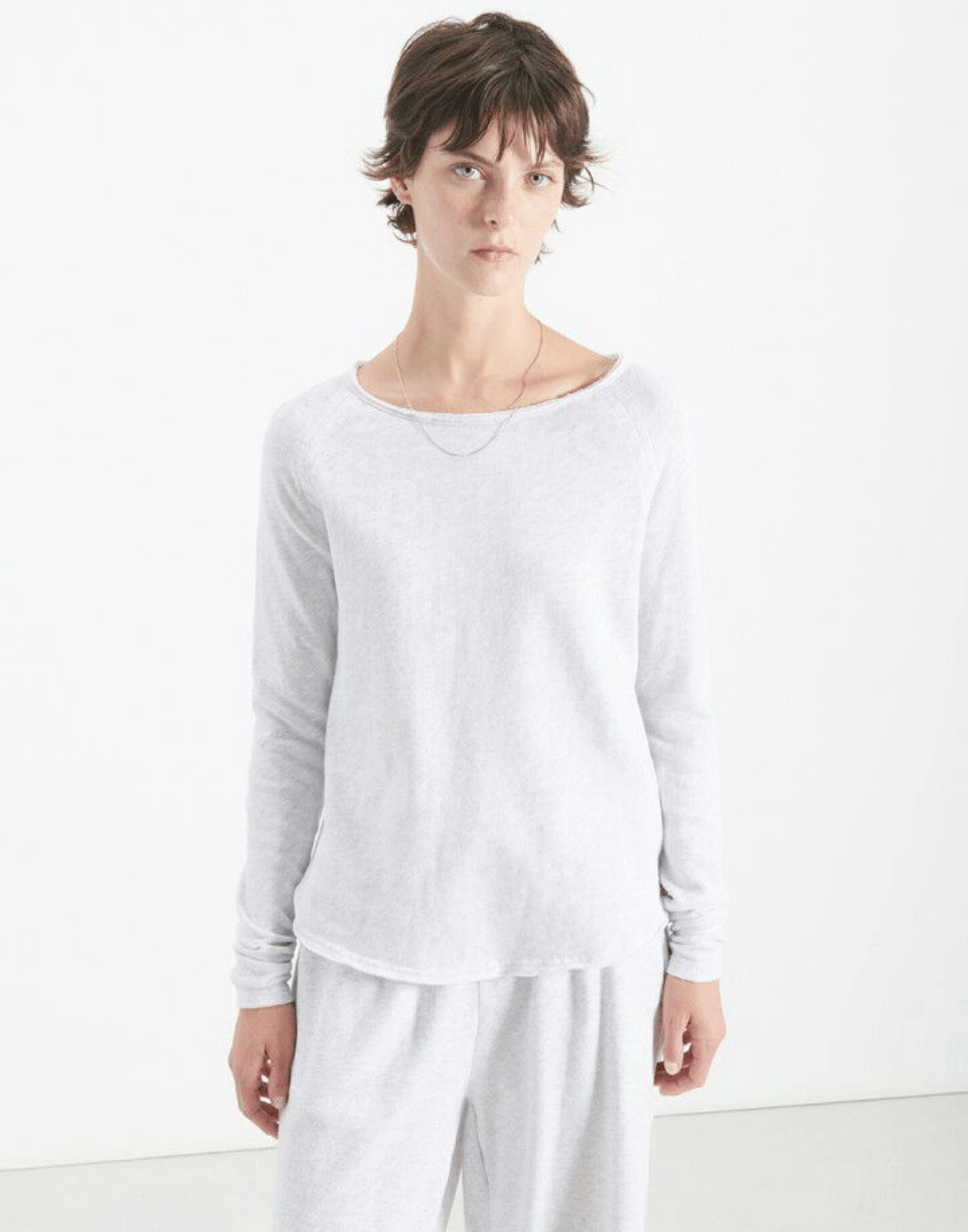 Arctic Melange Cotton Sonoma Long Sleeve T-Shirt