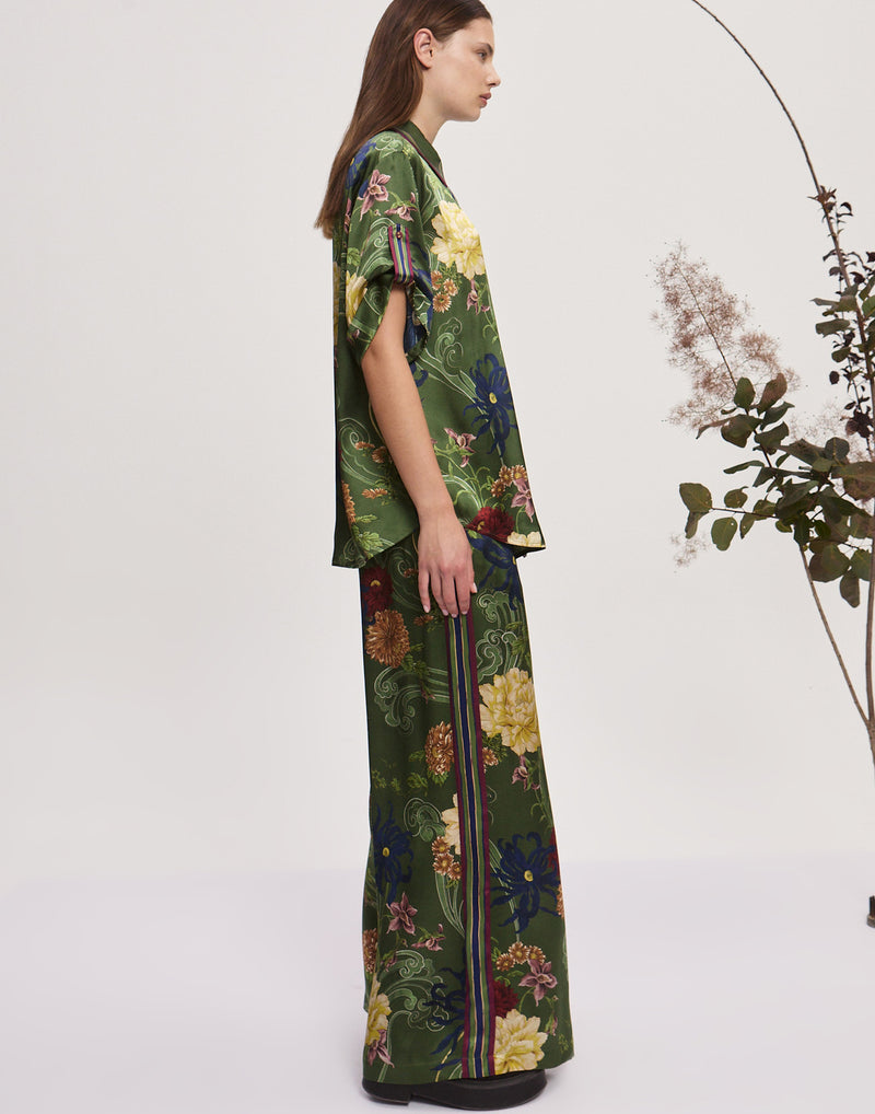 Silk Satin Avery Shirt