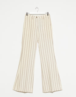 Journey Cotton Jacquard Flared Pants