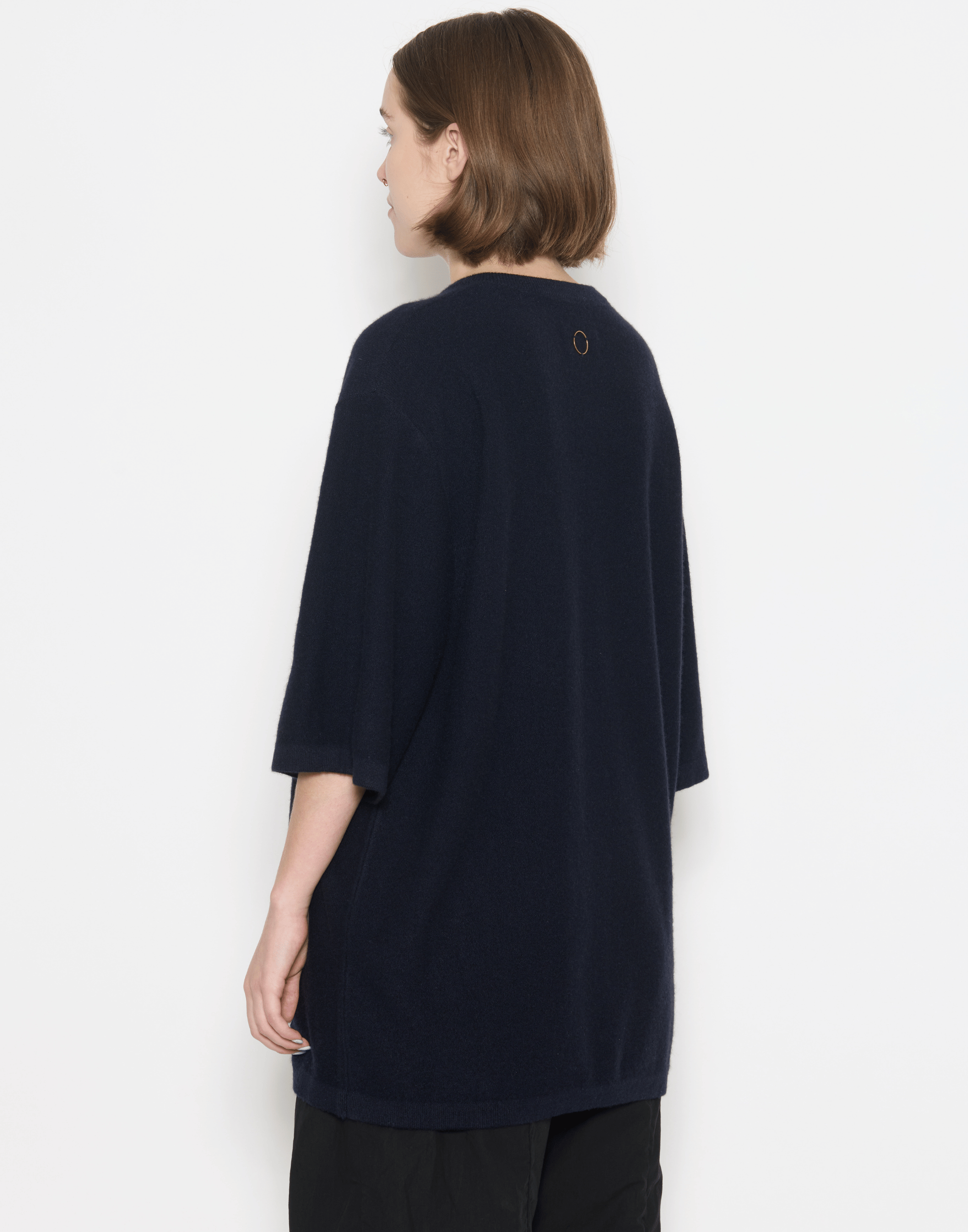 Ocean Blue Cashmere Tarn Pullover