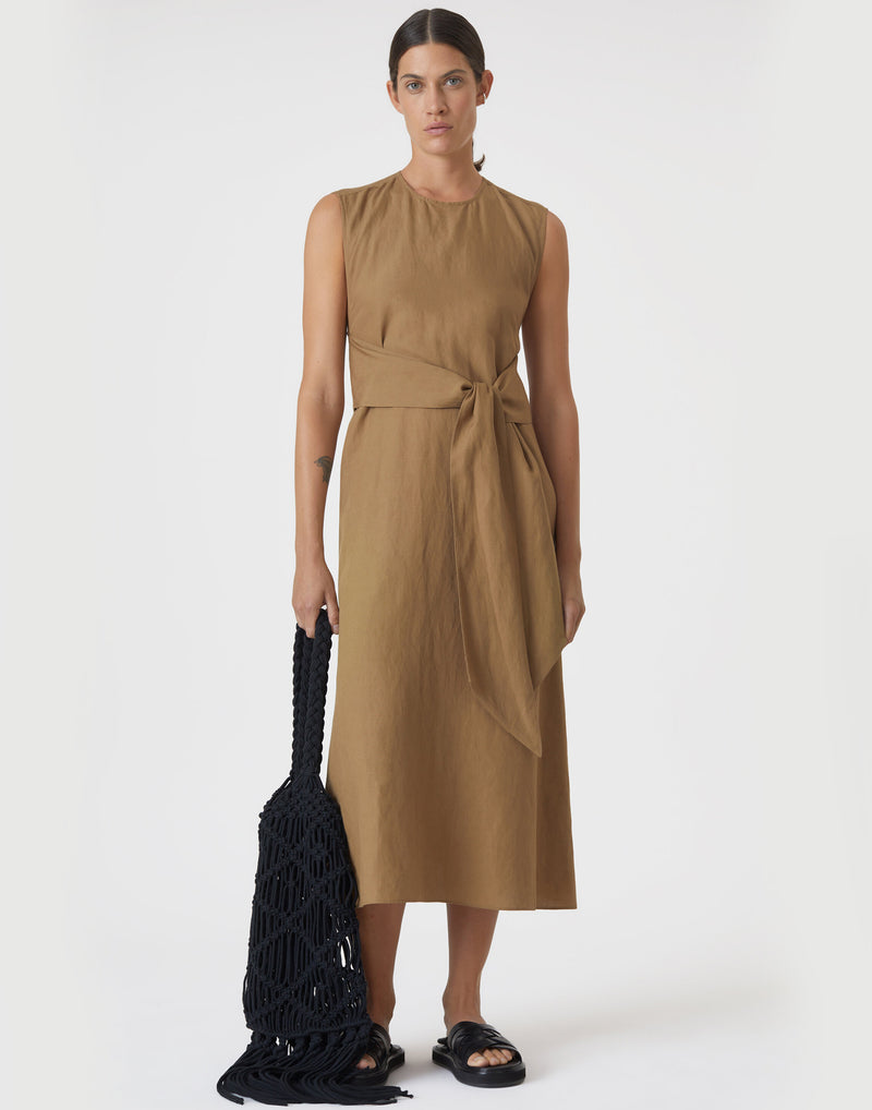 closed-nutmeg-linen-blend-belt-dress.jpeg