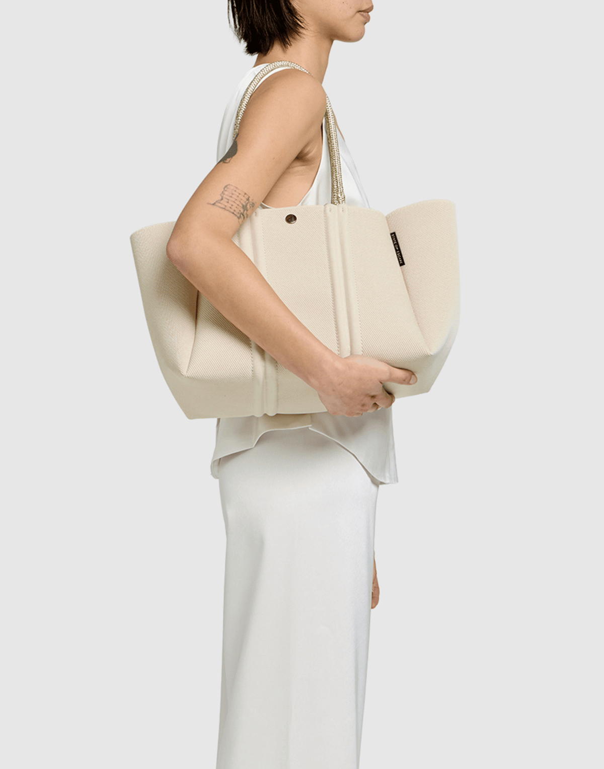 Crema Meridian Midi Tote