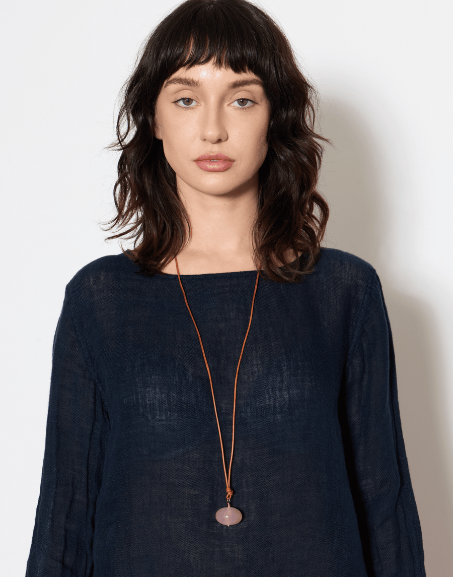 Rose Quartz Pendant Necklace