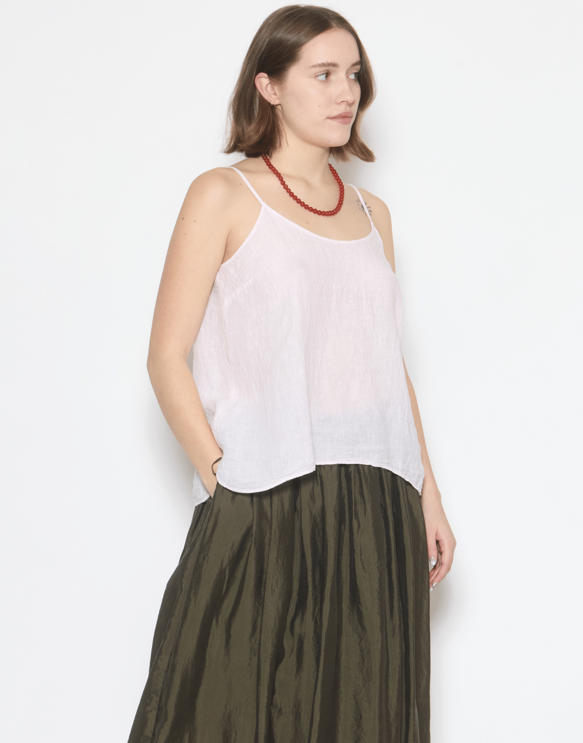 Blush Linen Yilin Tank Top