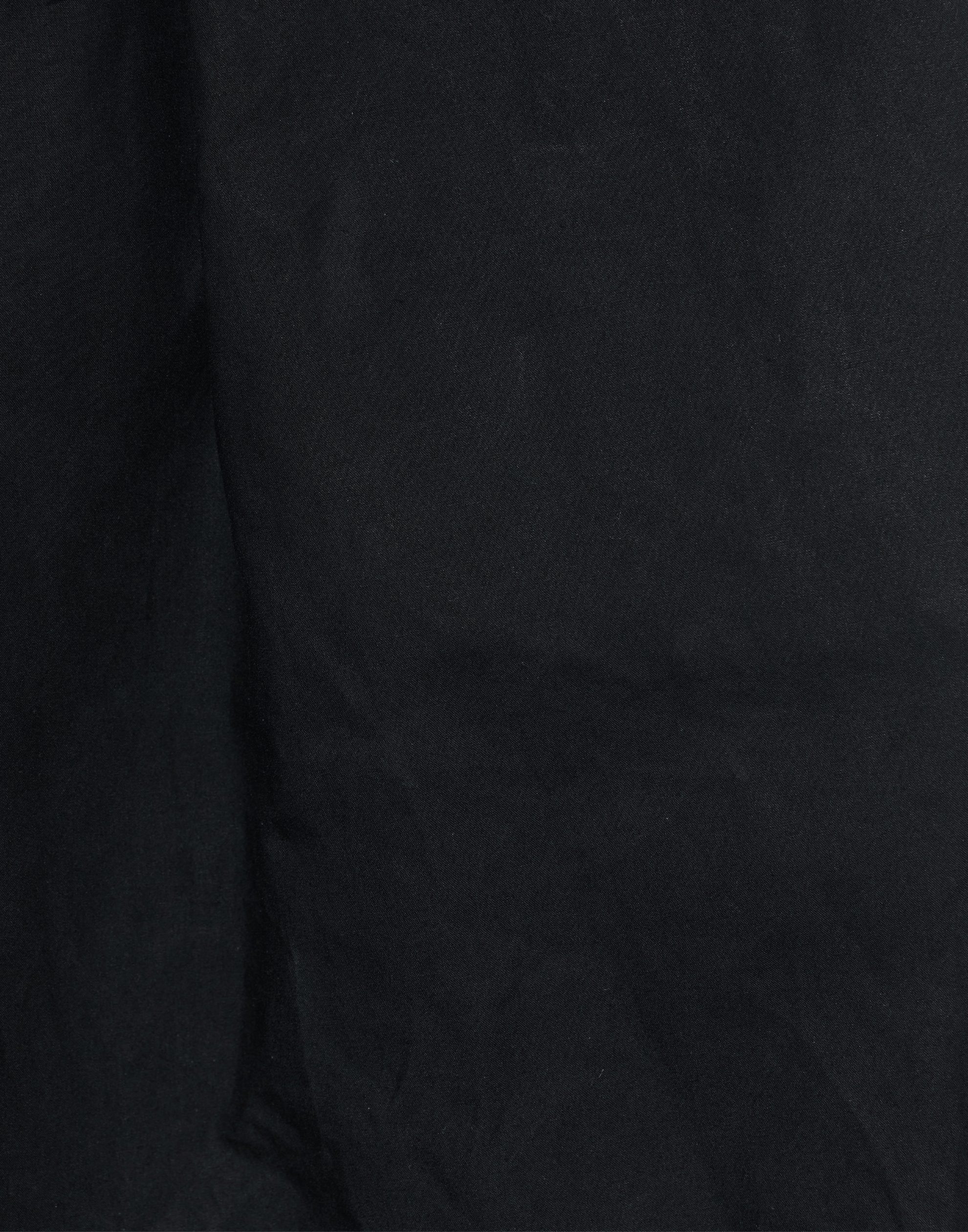 Black Waxed Cotton Pants