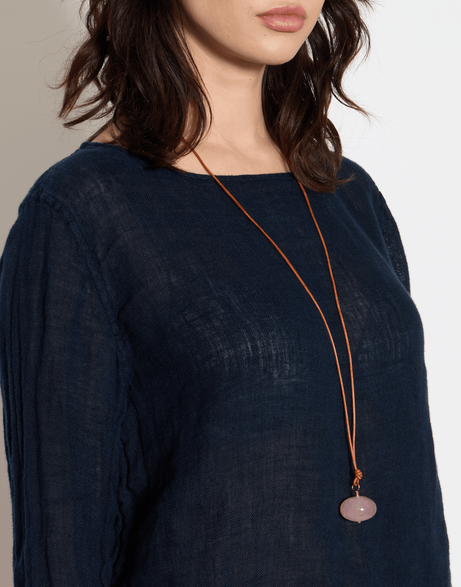 Rose Quartz Pendant Necklace
