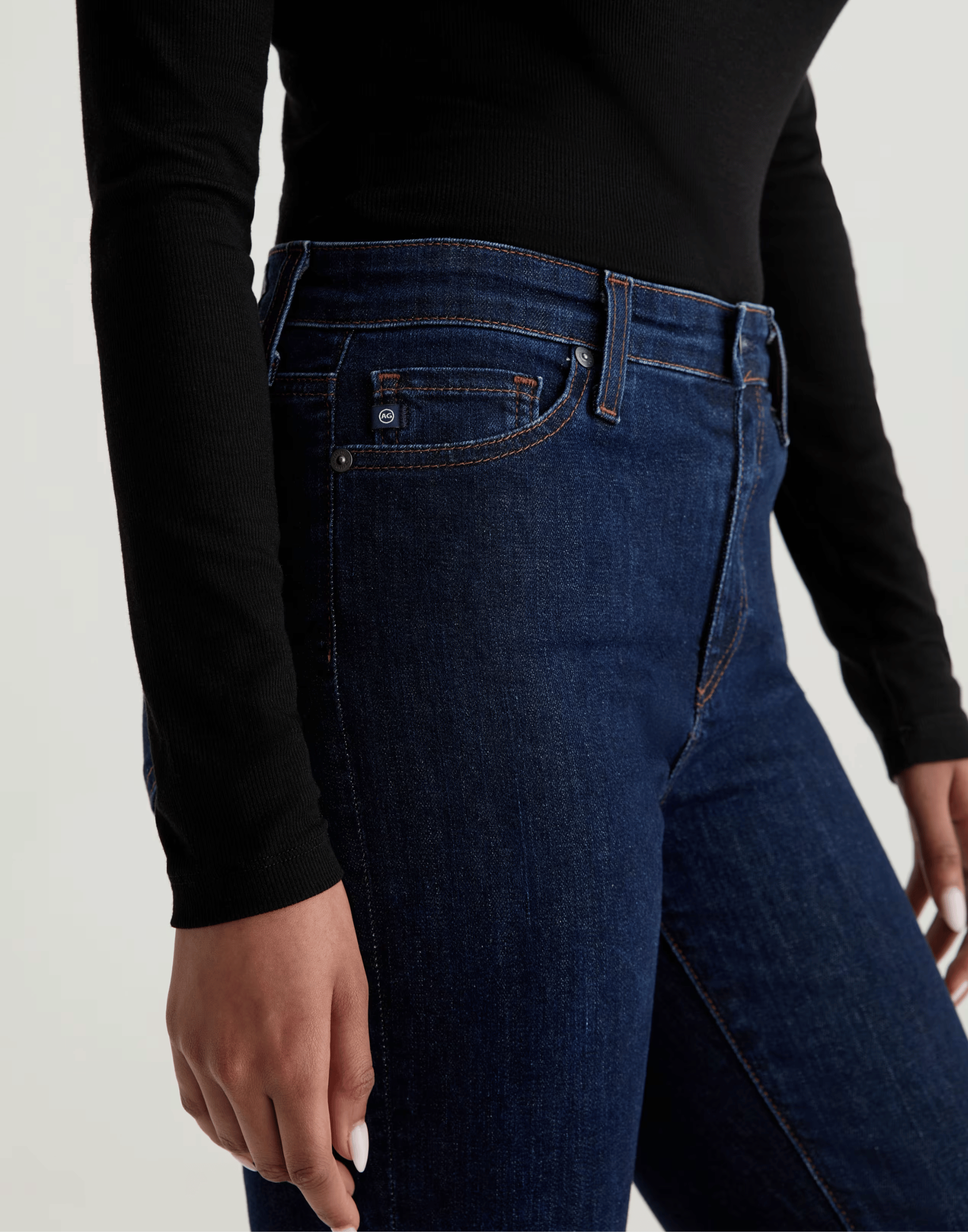 Modern Indigo Mid-Rise Mari Extended Jeans