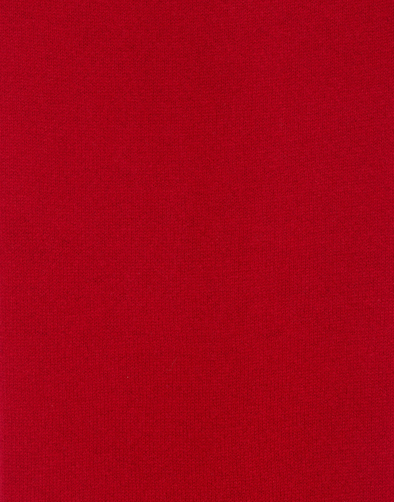 Scarlet Red Cashmere Everyday Scarf