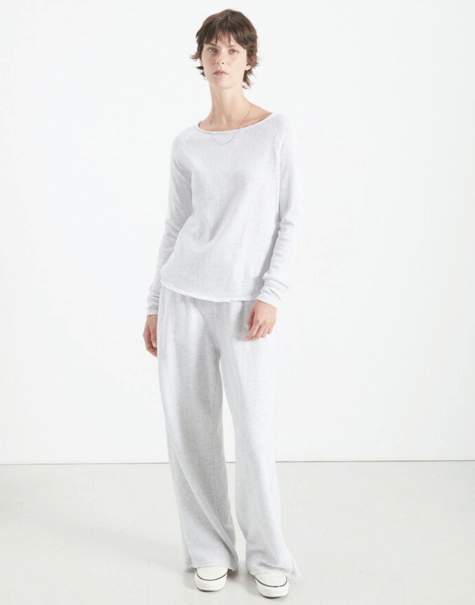 Arctic Melange Cotton Sonoma Long Sleeve T-Shirt
