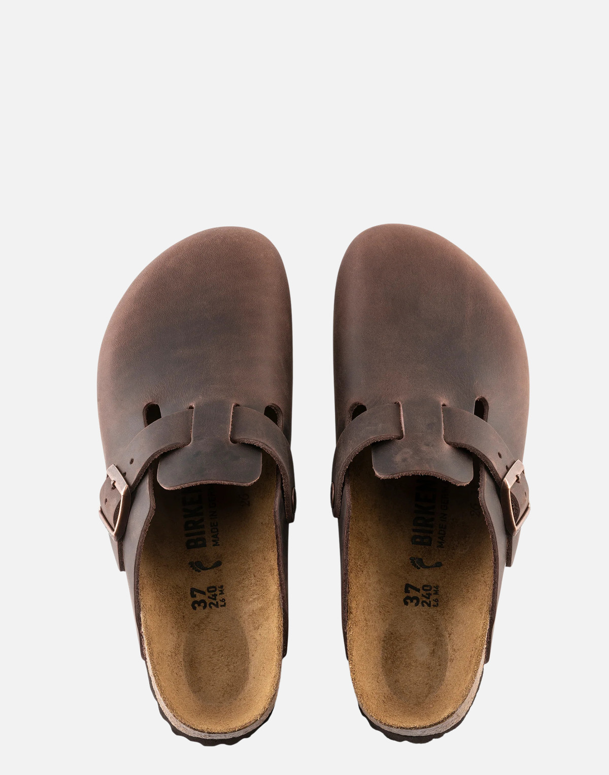 Regular Habana Oiled Leather Boston Slides
