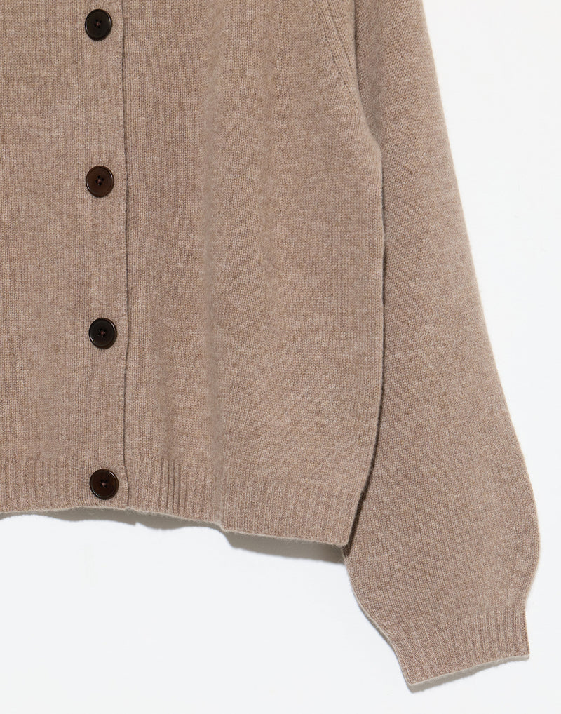 Linseed Wool & Cashmere Raglan Cardigan