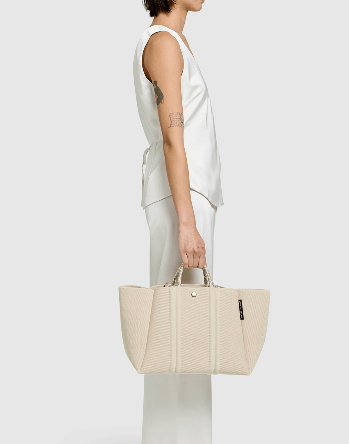 Crema Meridian Midi Tote