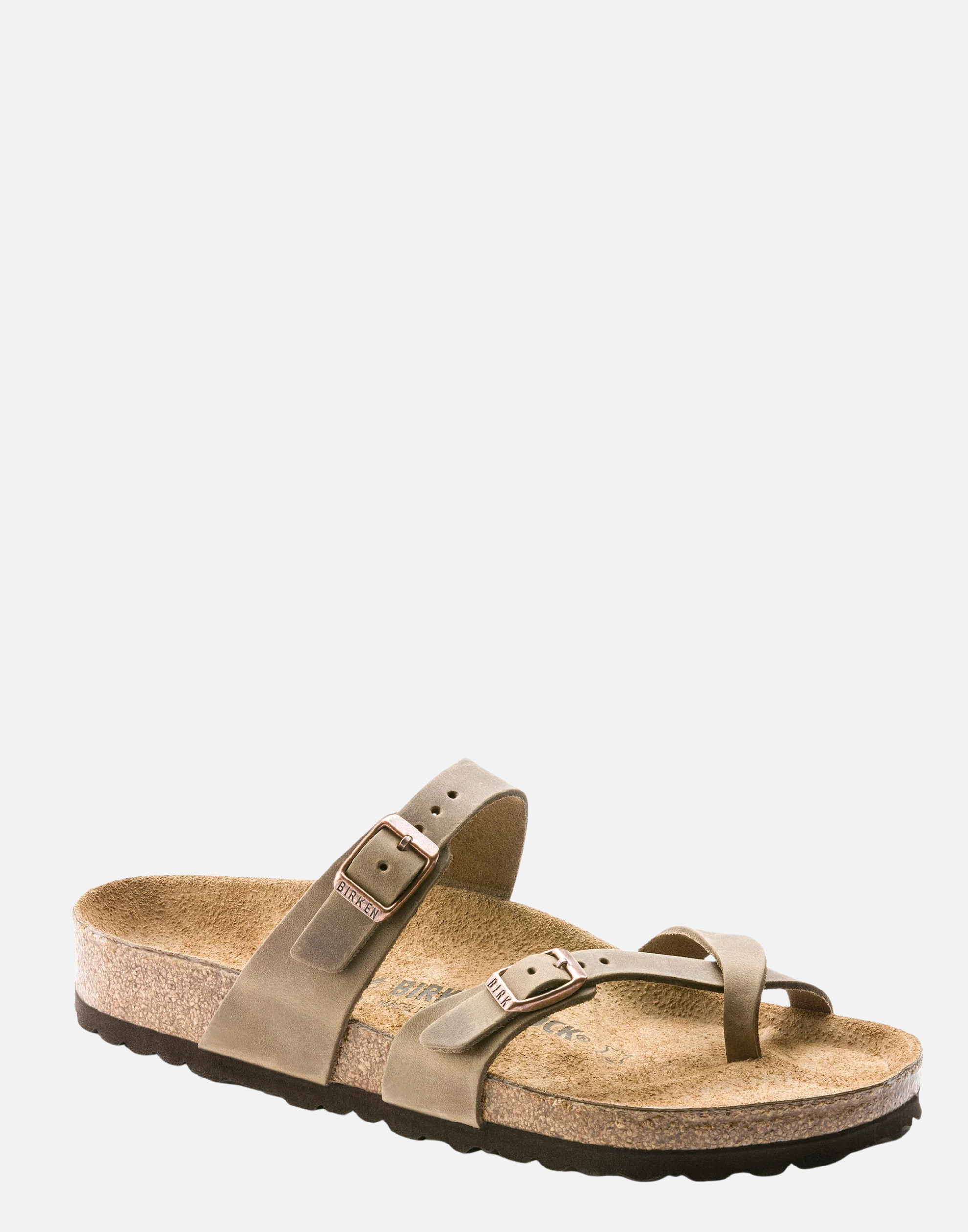 Regular Tobacco Oiled Leather Mayari Sandals