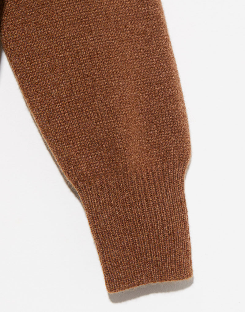 Castagno Brown Cashmere Iris Pullover