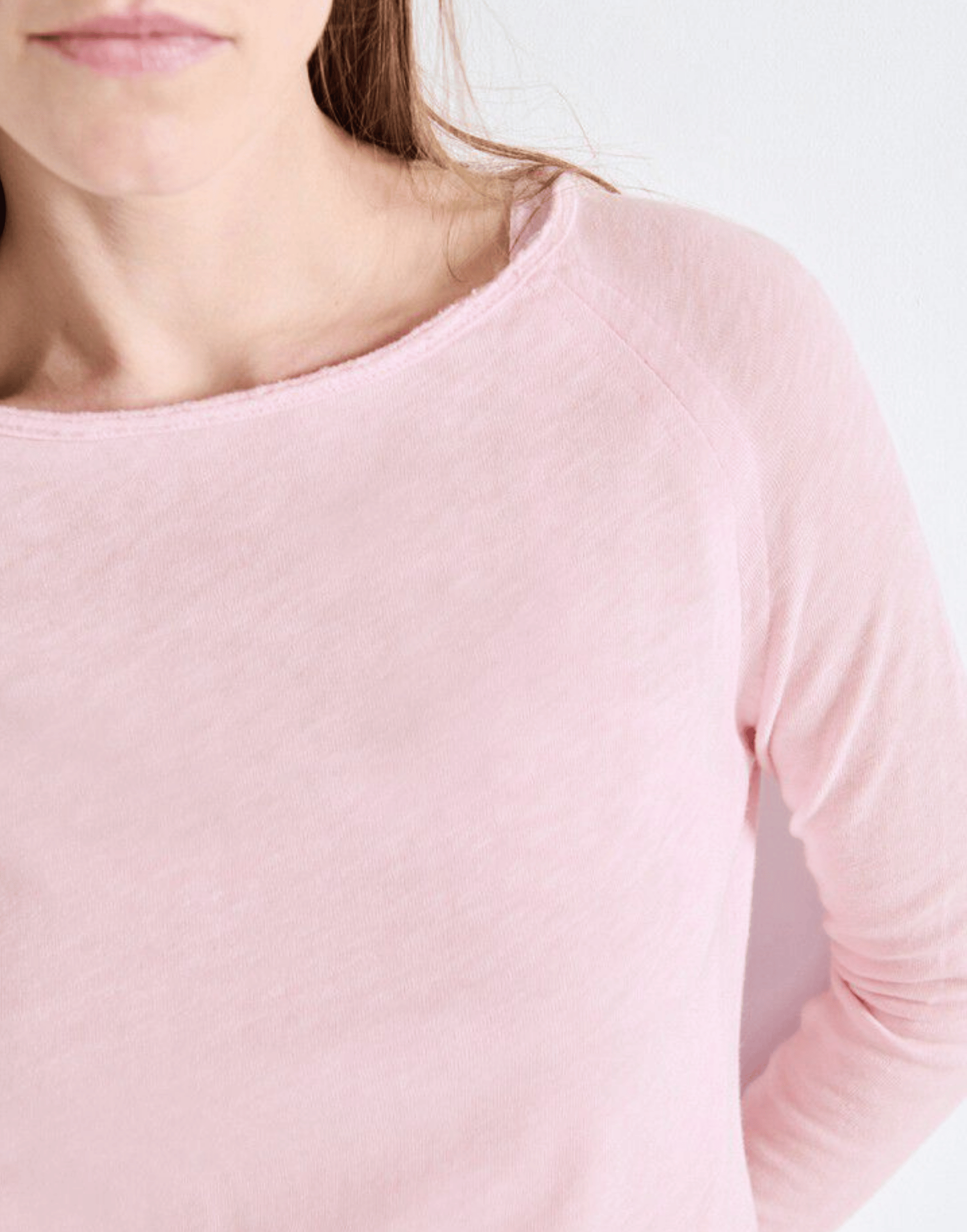 Vintage Marshmallow Cotton Sonoma Long Sleeve T-Shirt