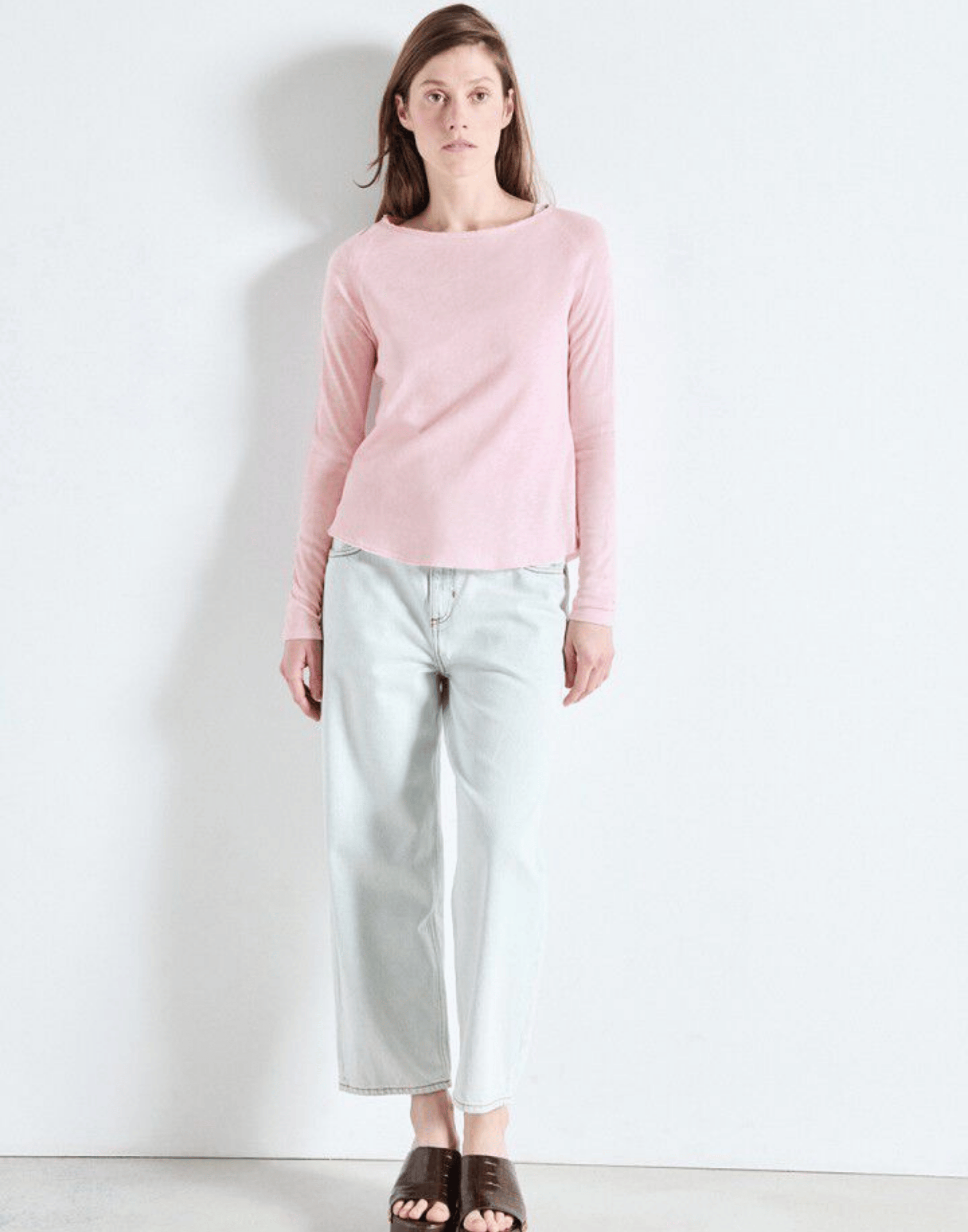Vintage Marshmallow Cotton Sonoma Long Sleeve T-Shirt