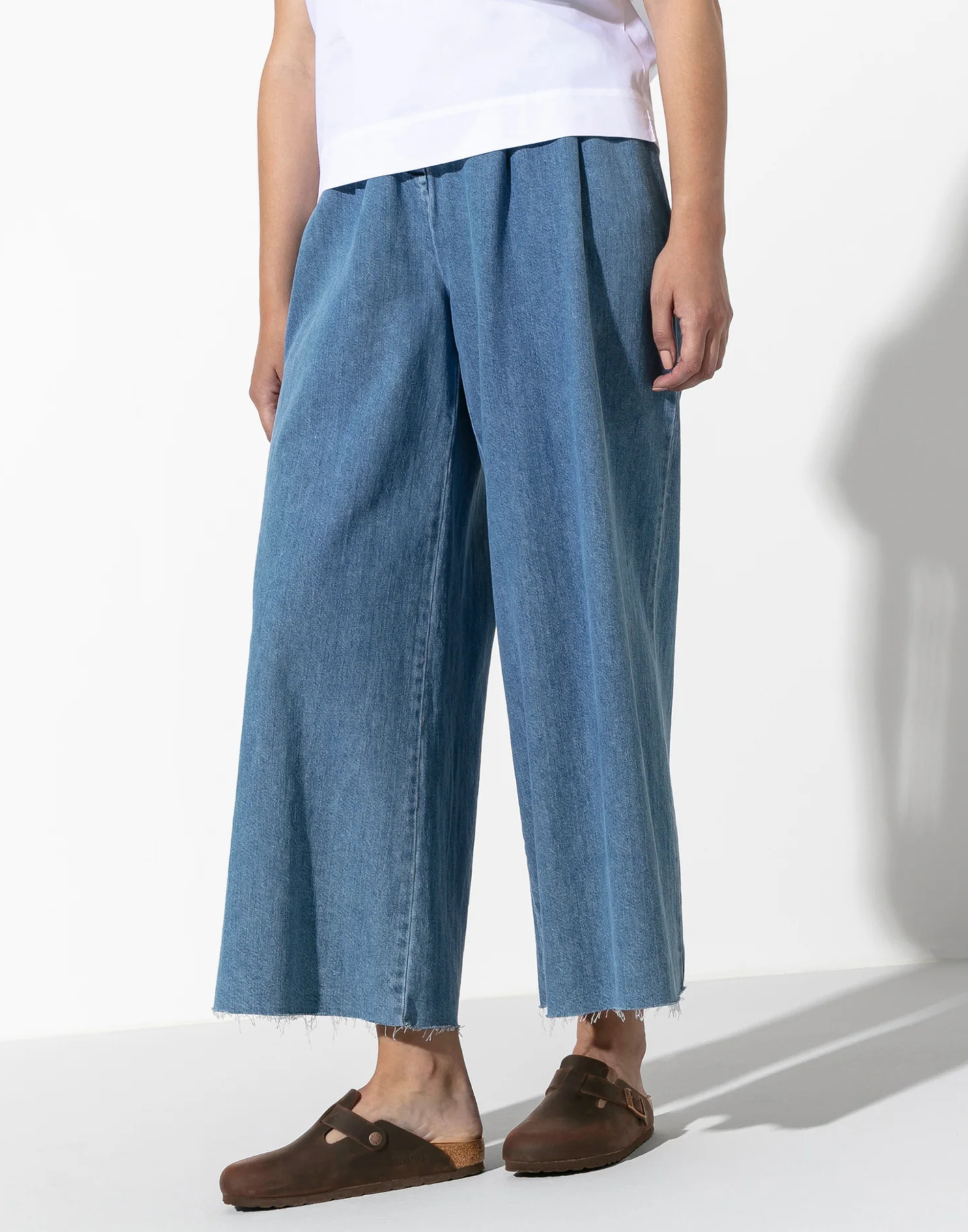 Regular Habana Oiled Leather Boston Slides