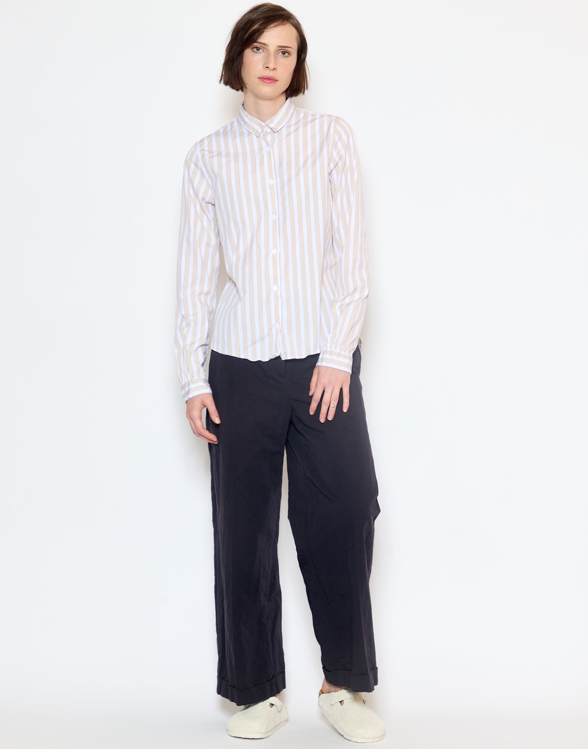 Sandy Stripe Cotton Tyrol Shirt