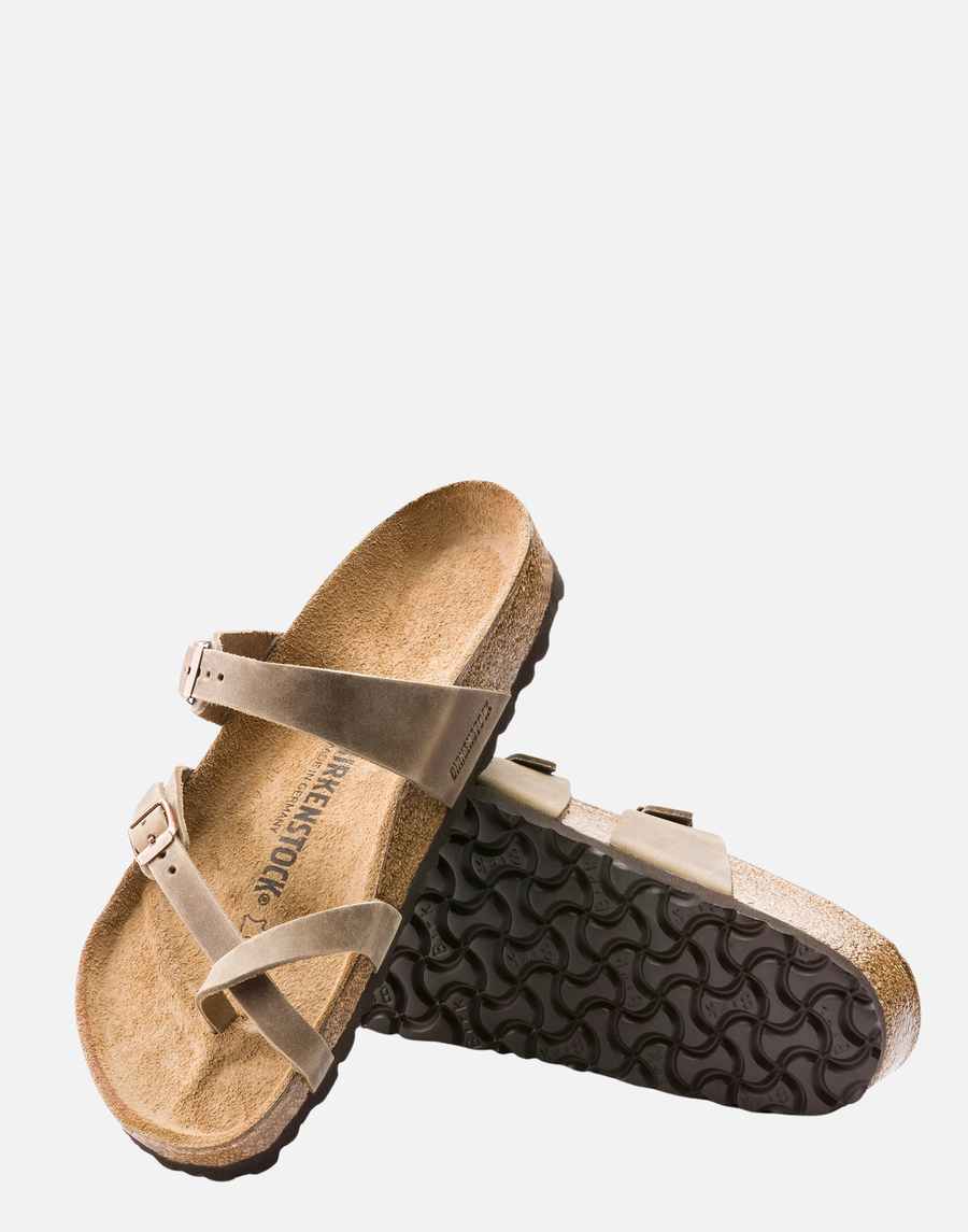 Regular Tobacco Oiled Leather Mayari Sandals