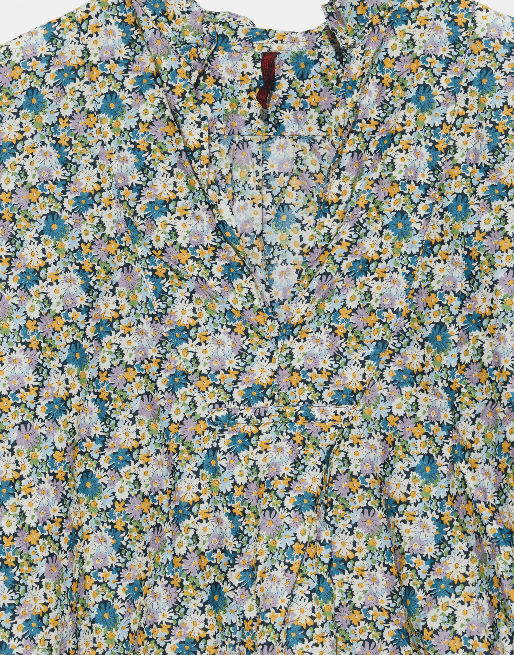 Daisy Floral Liberty Print Cotton Kora Lavato Top