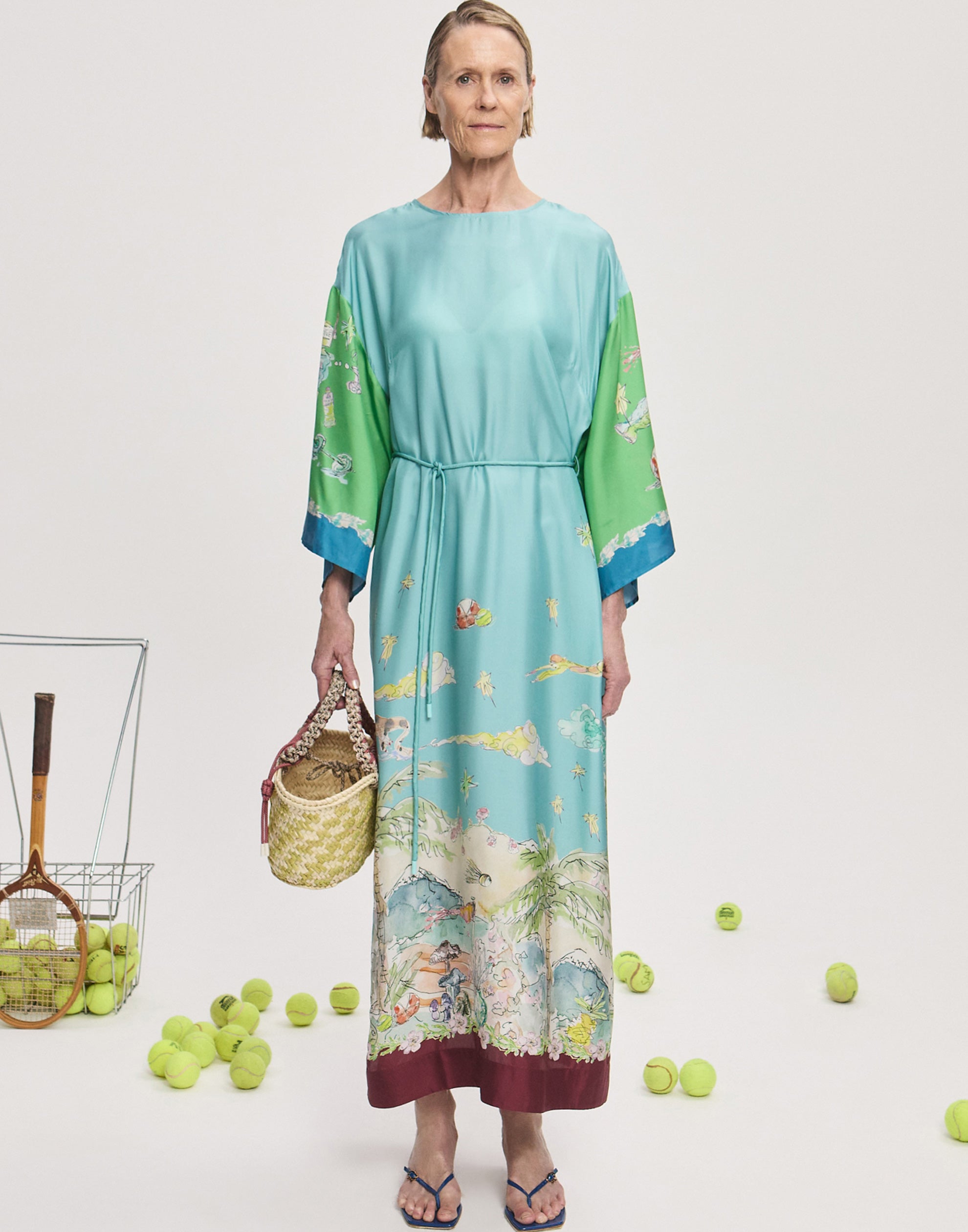 Silk Daria Midi Dress