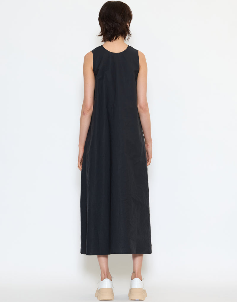 Midnight Cotton Dao Dress
