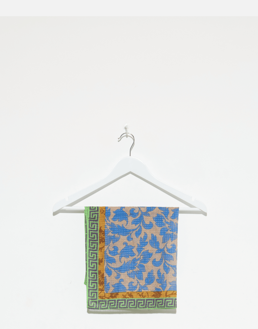 Noisette Silk & Cotton Square Scarf