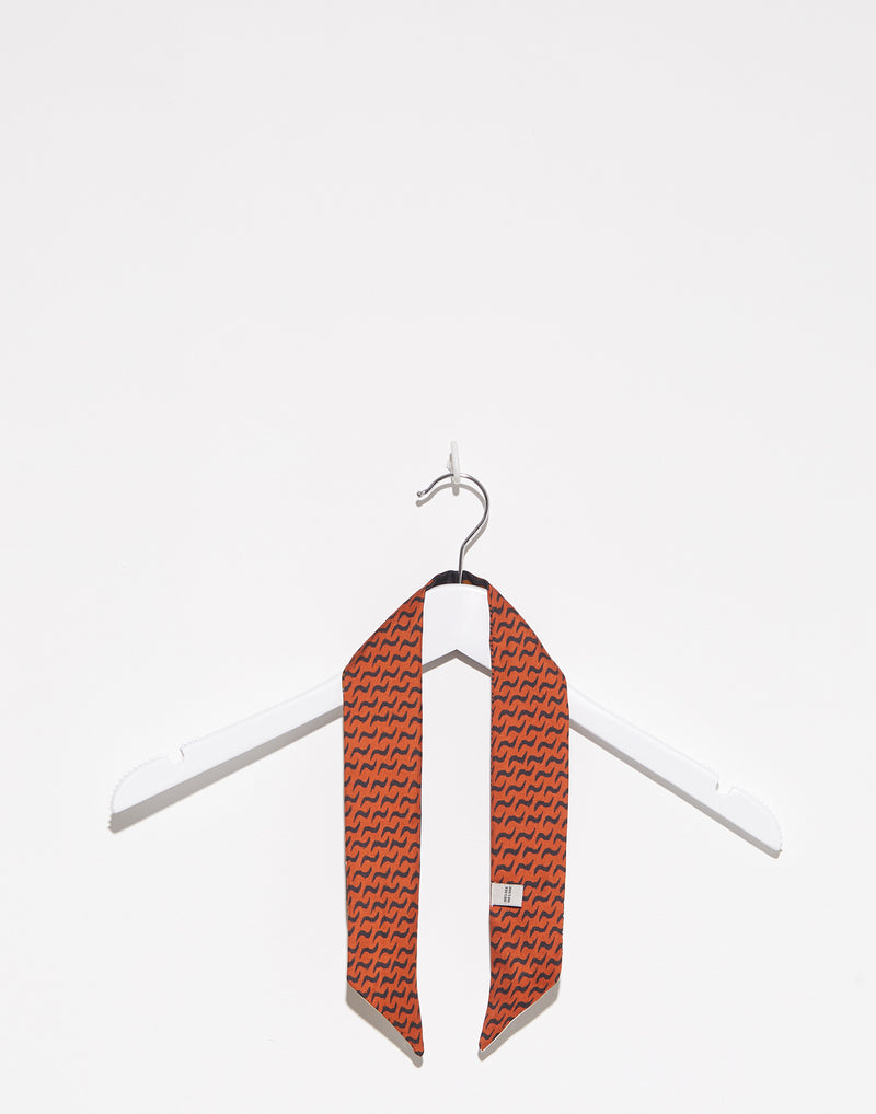 Orange Mantra Silk Tie