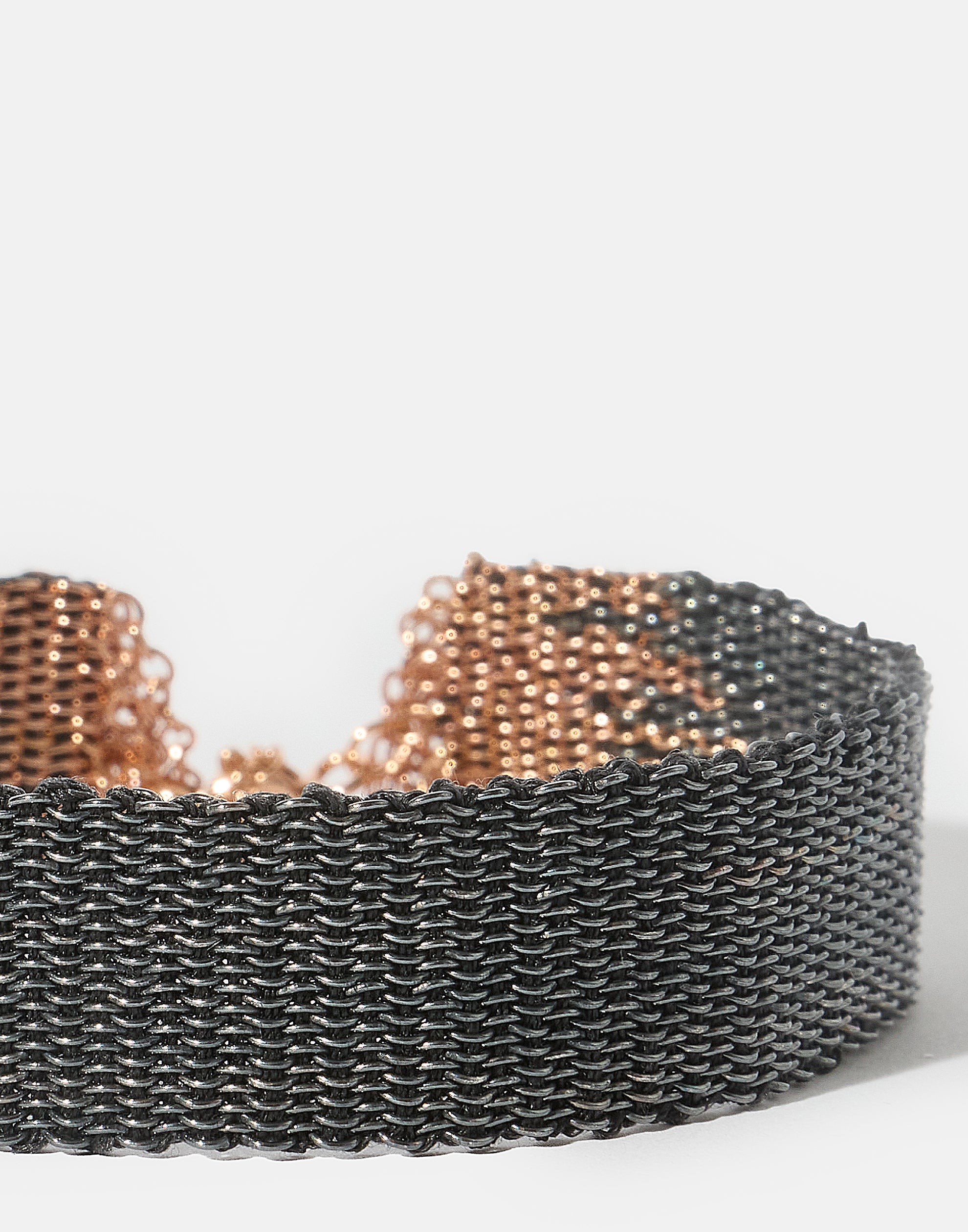 Oxidised Silver & Rose Gold No. 018.16 Bracelet