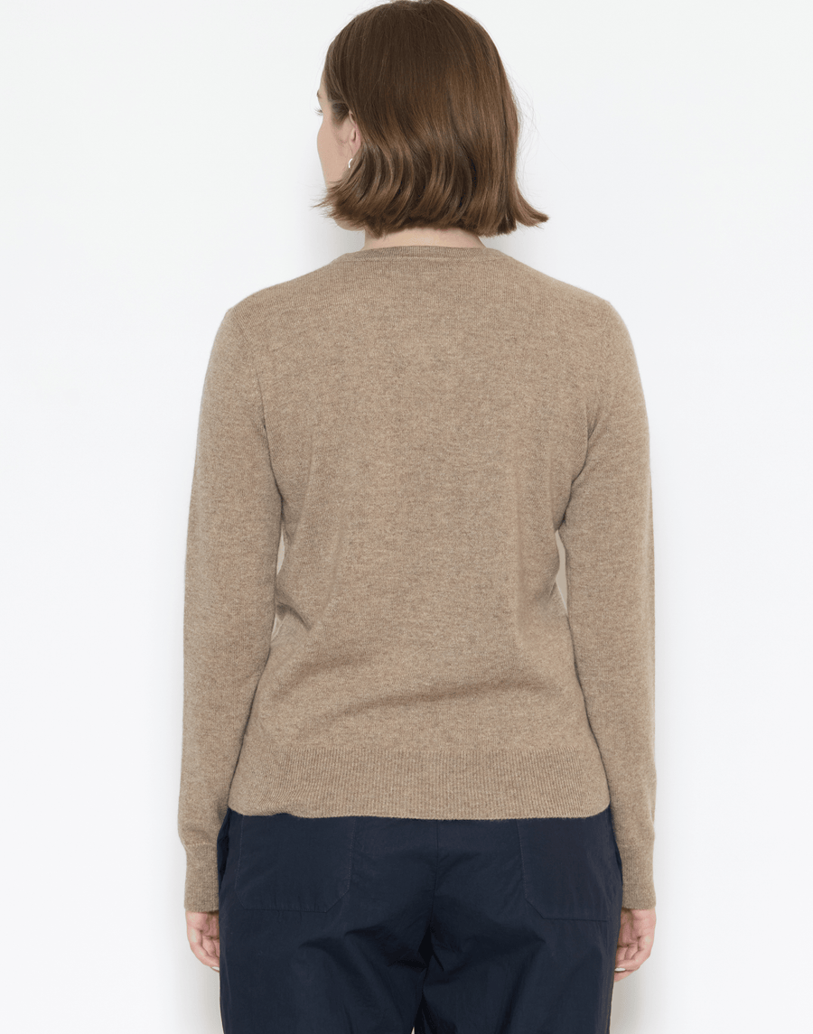 Shiitake Raw Cashmere Essential Pullover