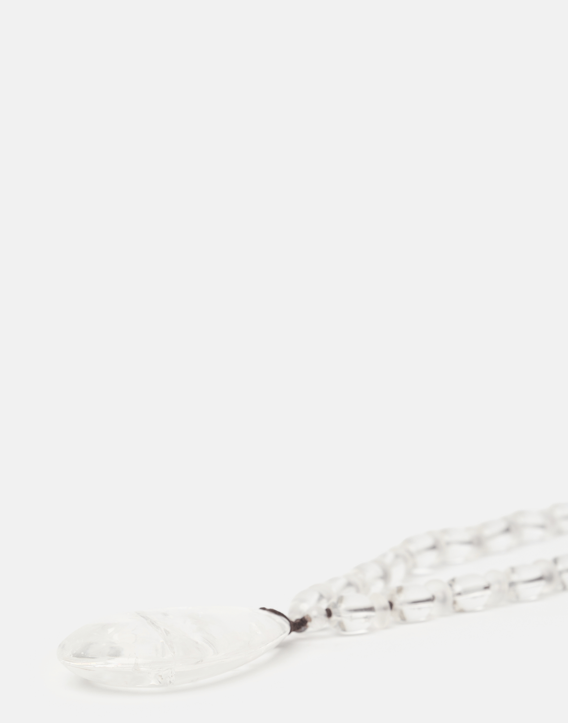 Rock Crystal Pendant Necklace